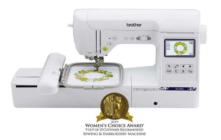 single head embroidery and sewing machine