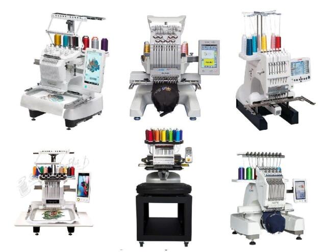 multi needle embroidery machine